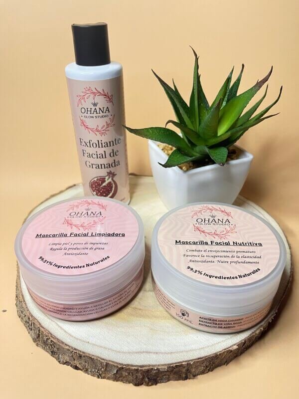 Kit Facial Completo: exfolia, limpia y nutre en solo 3 pasos (Ahorra un 15%)
