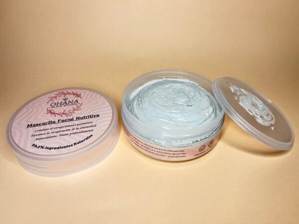 mascarilla facial nutritiva para piel seca y madura