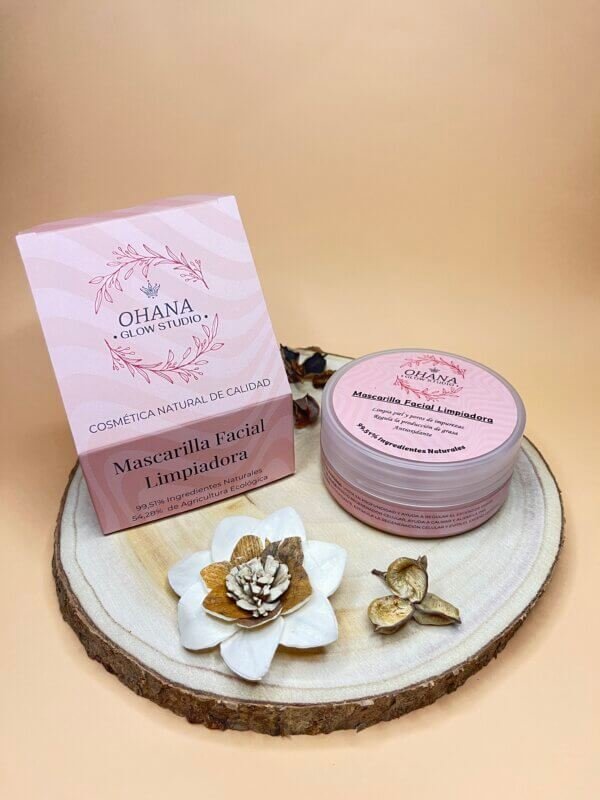 Mascarilla facial limpiadora para piel grasa