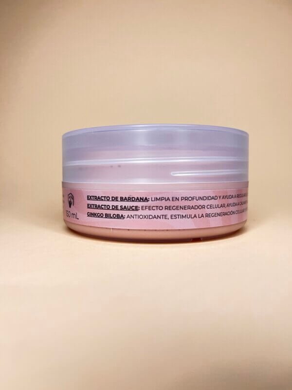 Mascarilla facial limpiadora para piel grasa