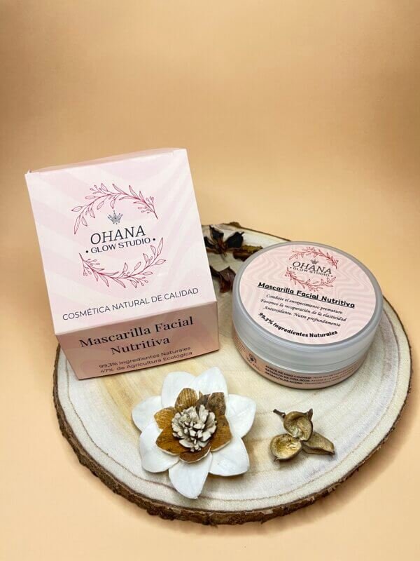 mascarilla facial nutritiva para piel seca y madura