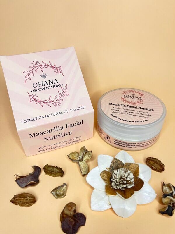 mascarilla facial nutritiva para piel seca y madura