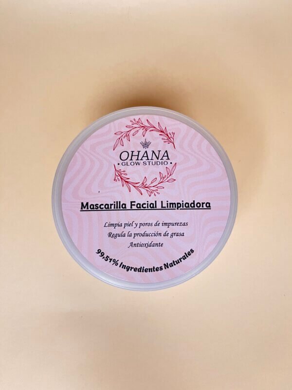Mascarilla facial limpiadora para piel grasa