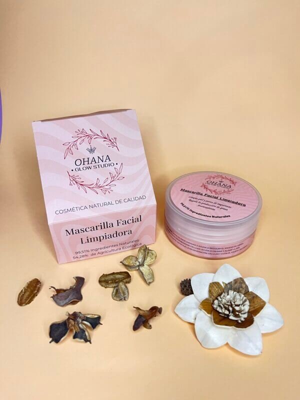 Mascarilla facial limpiadora para piel grasa