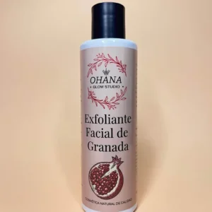 Exfoliante facial natural de granada OHANA para piel mixta o grasa