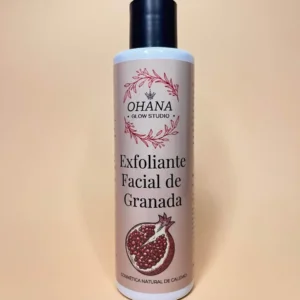 Exfoliante facial natural de granada OHANA para piel mixta o grasa